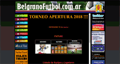 Desktop Screenshot of belgranofutbol.com.ar.areainfo.com.ar